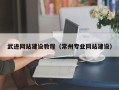 平阳武进网站建设教程（常州专业网站建设）